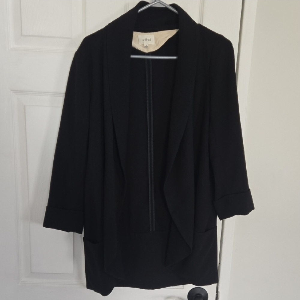 ARITZIA Wilfred Chevalier Blazer Black SZ 8